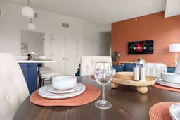 Top-Floor Condo with Skyline Views + Parking + Gym